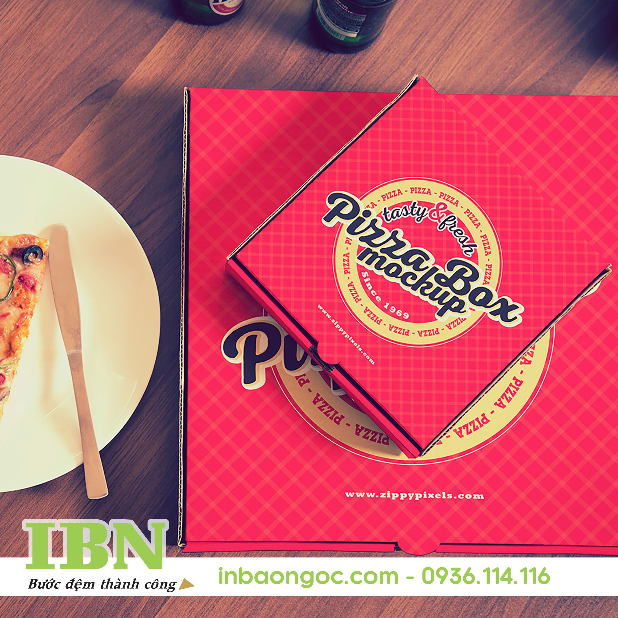 Các Mẫu Hộp Pizza 2020 Đẹp Tại Công Ty inhoadon.net.vn