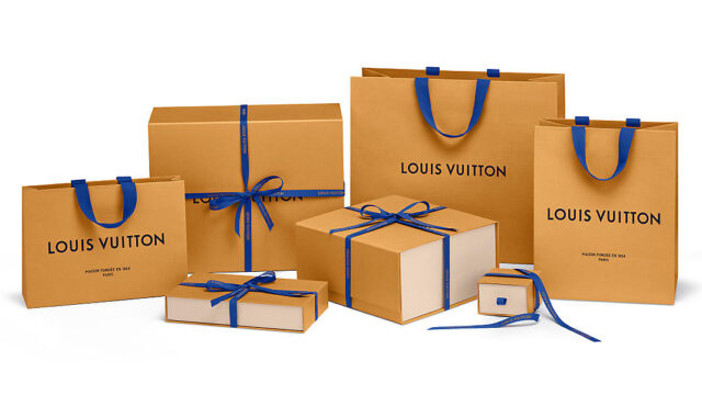 Túi giấy cho các sản phẩm Louis Vuitton