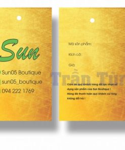 In tag quần áo gò vấp