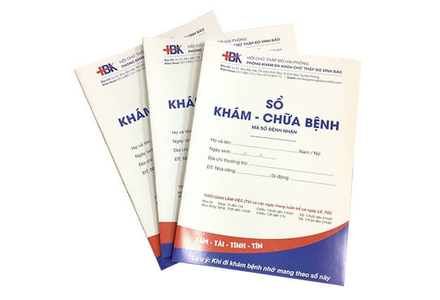 In sổ khám bệnh giá rẻ hcm