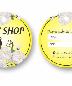 In tag mác thẻ bài quần áo Tân Phú