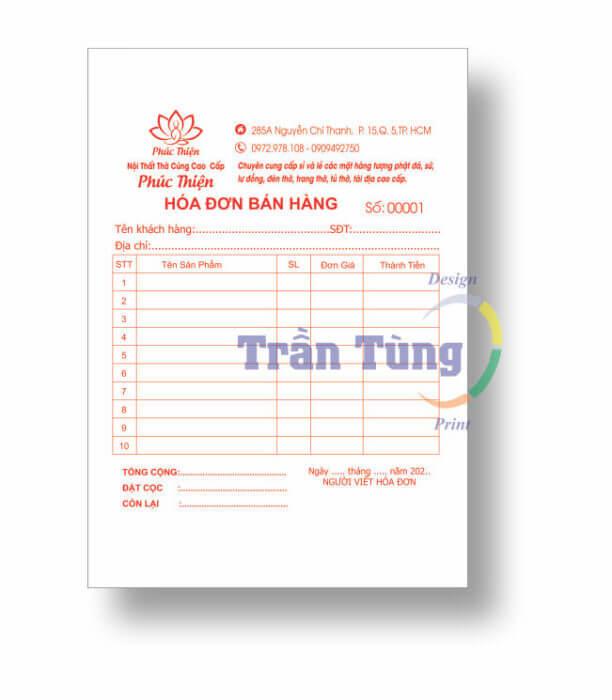 in hoa don quan Tan Binh