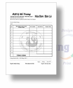 In hóa đơn bán lẻ, biên nhận, biểu mẫu Thủ Đức