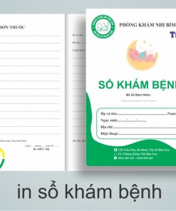 In sổ khám bệnh, khám sức khoẻ, khám thai quận 3