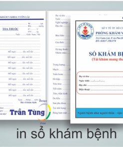In sổ khám bệnh, khám sức khoẻ, khám thai Phú Nhuận