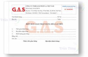 In biên bản giao nhận hàng hoá Giá Rẻ HCM